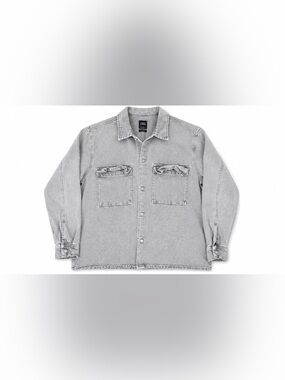 Zara Light Gray Denim Jacket